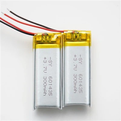 แบตเตอรี่ลิเธียมโพลิเมอร์แบบชาร์จไฟได้ 3.7 V 300mah